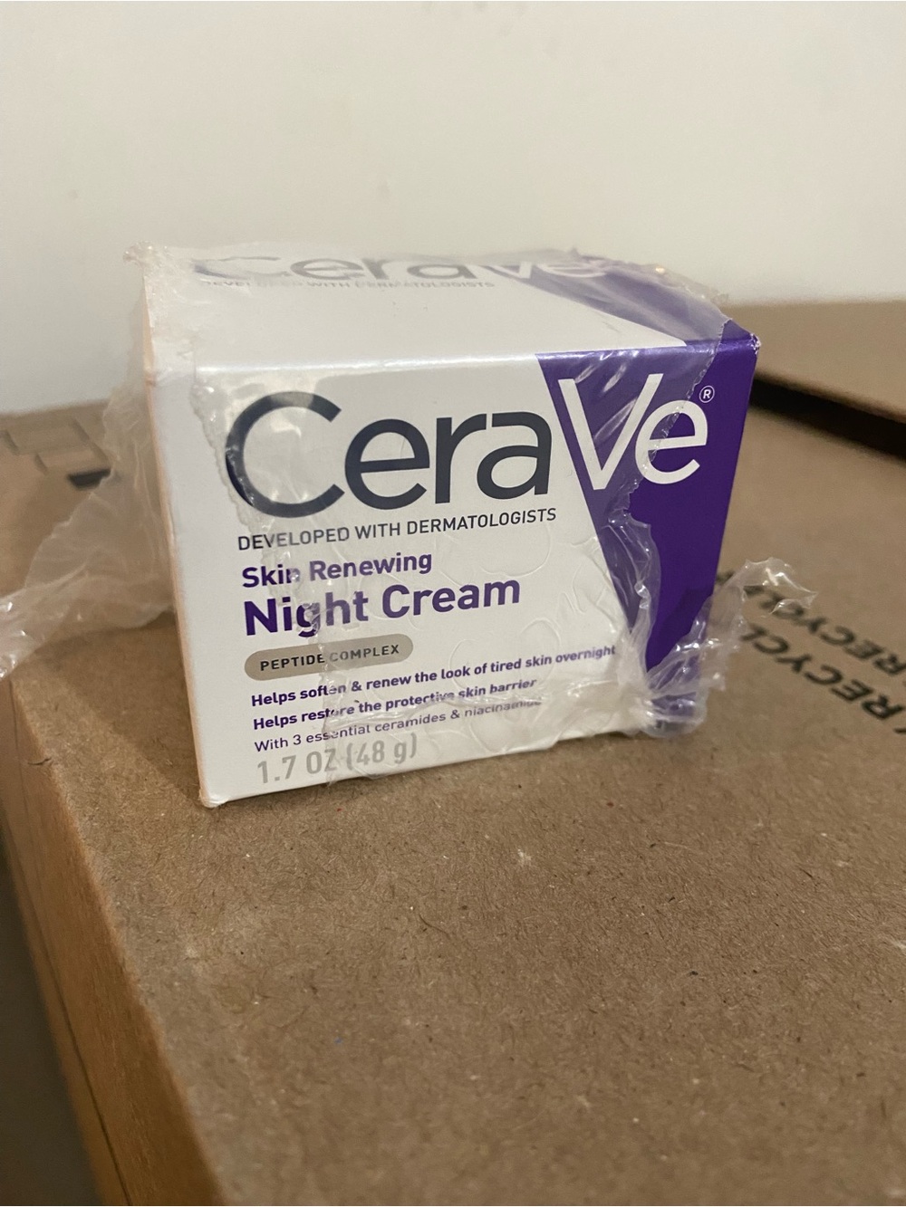 rave Night Cream Moisturizer - White & Purple